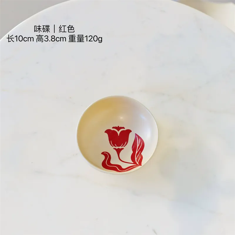 طقم وعاء وطبق من البورسلين بتصميم عتيق tableware view 7