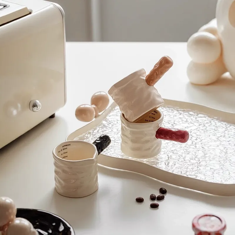 Ceramic Milk Pitcher with Scale tableware view 3
