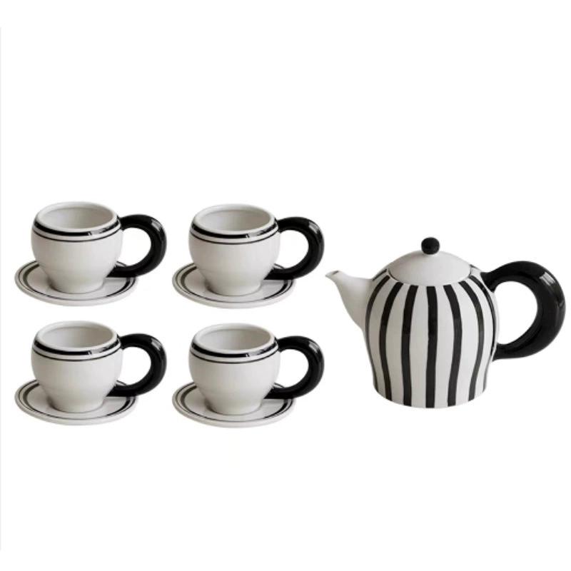 Ceramic Tea Set with Vintage Design tableware view 5