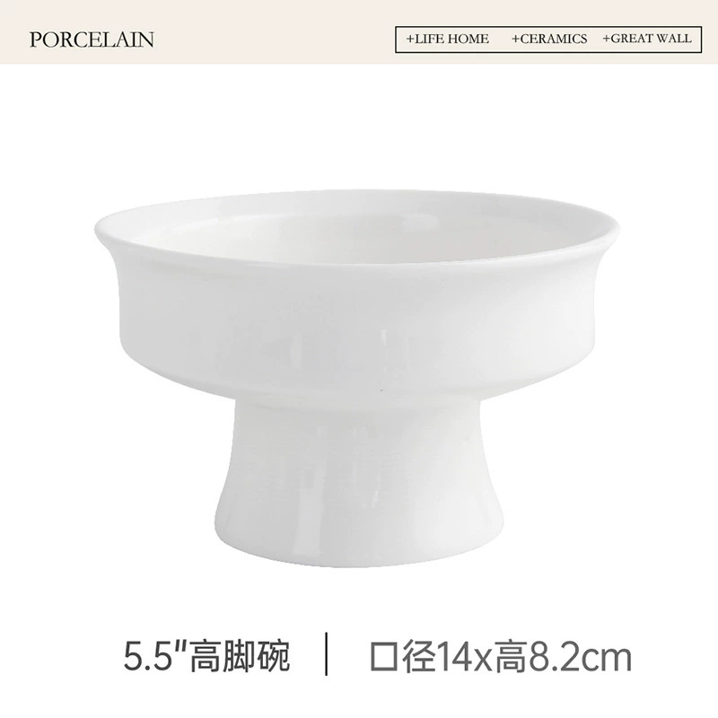 궁전 스타일 세라믹 디저트 볼 tableware view 8