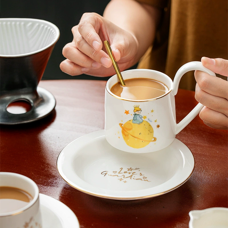 金彩陶器コーヒーカップ＆ソーサーセット tableware view 2