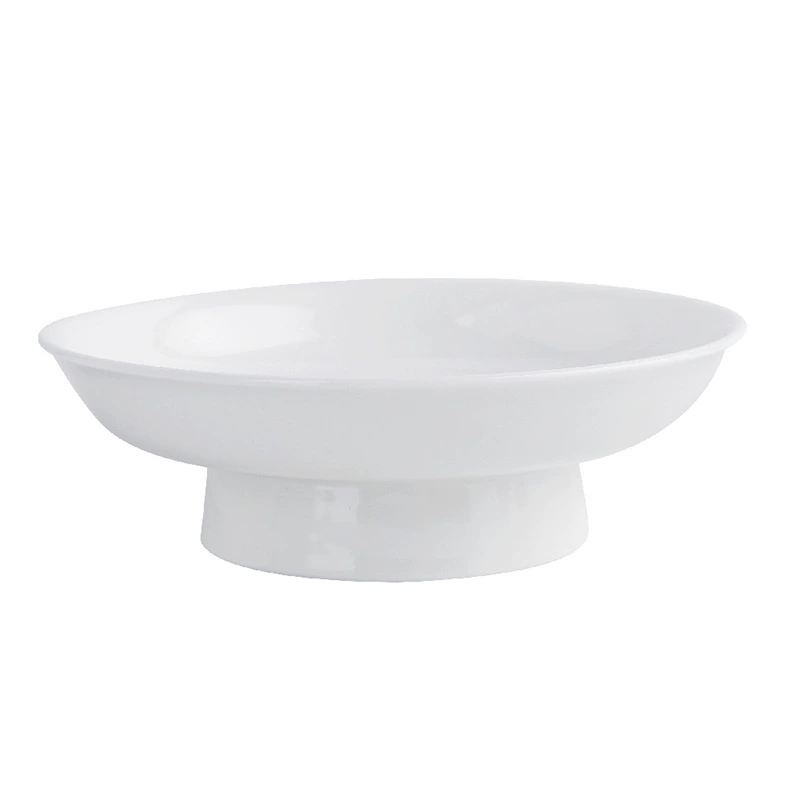 High-Foot Ceramic Serving Plate tableware view 5