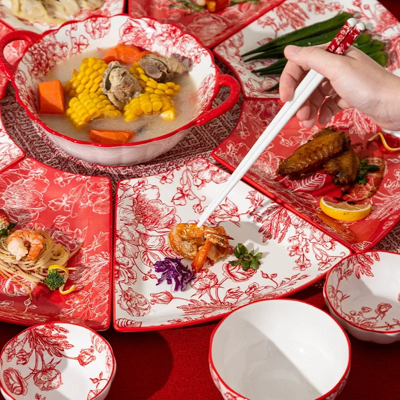 Festive Ceramic Tableware Set tableware view 4