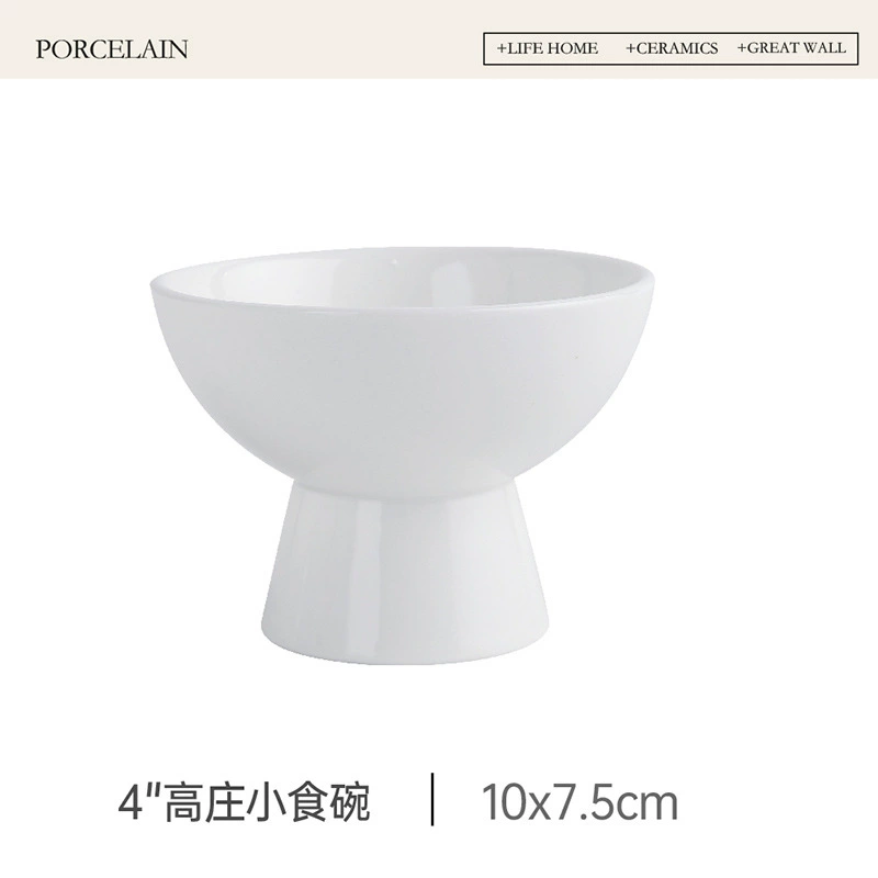 High-Foot Ceramic Snack Bowl tableware view 6