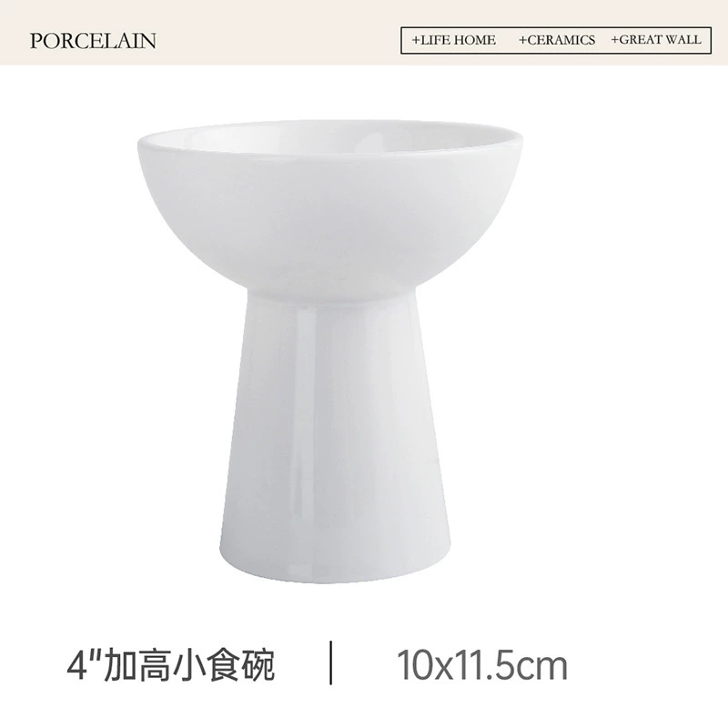 High-Foot Ceramic Snack Bowl tableware view 7