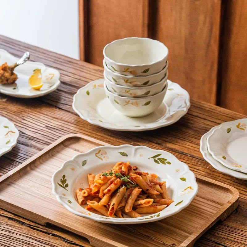 花柄磁器ディナーセット tableware view 4