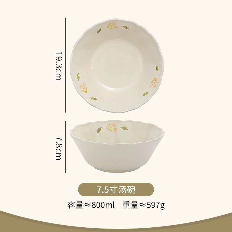 花柄磁器ディナーセット tableware view 8