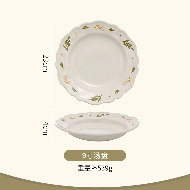 花柄磁器ディナーセット tableware view 12