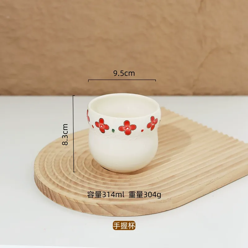 طقم أدوات مائدة من البورسلين بتصميم مرسوم يدويًا tableware view 6