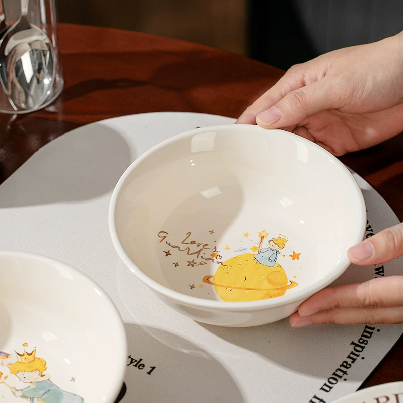 وعاء شوفان من البورسلين بتصميم كرتوني tableware view 3
