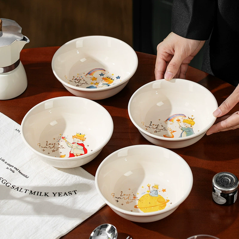 وعاء شوفان من البورسلين بتصميم كرتوني tableware view 4