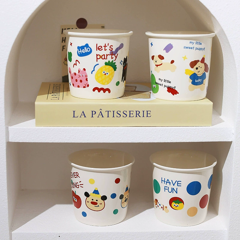 Ceramic Cup with Cartoon Design