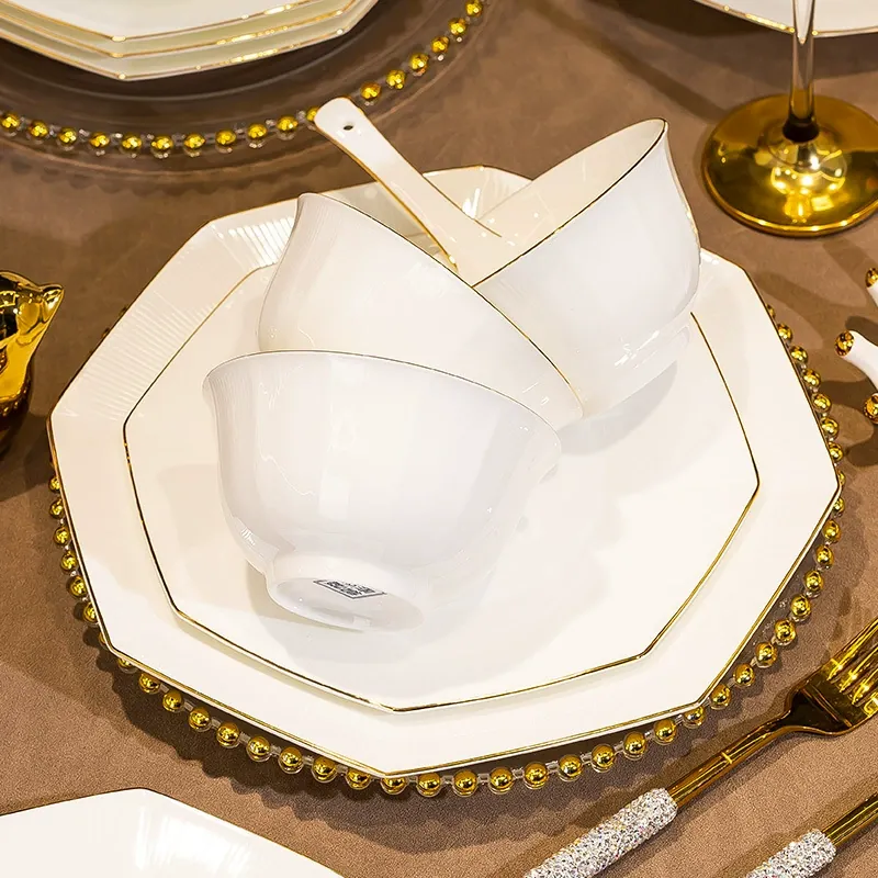 Bone China Dinnerware Set tableware view 2