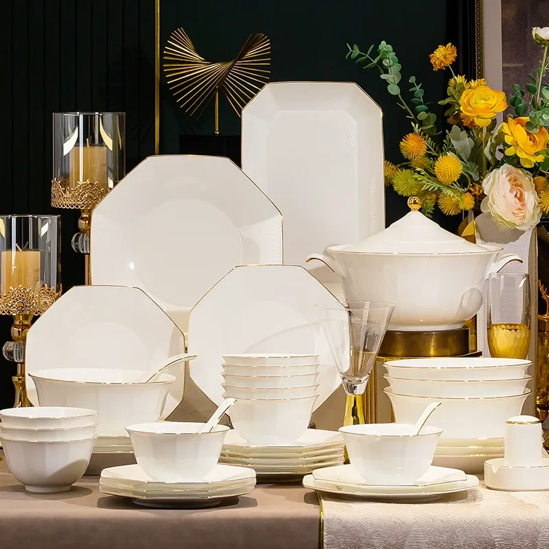 Bone China Dinnerware Set tableware view 4