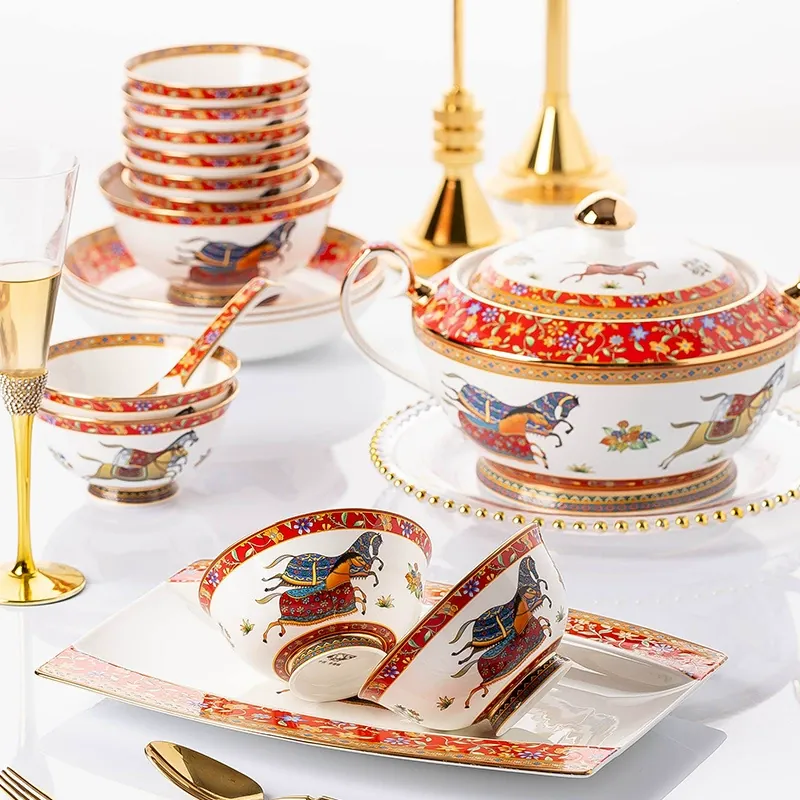 Bone China Dinner Plate tableware view 5