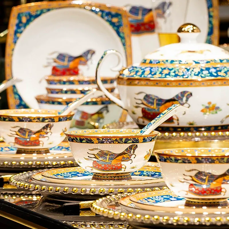 본차이나 밥그릇 tableware view 2