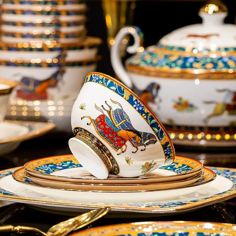 본차이나 밥그릇 tableware view 3