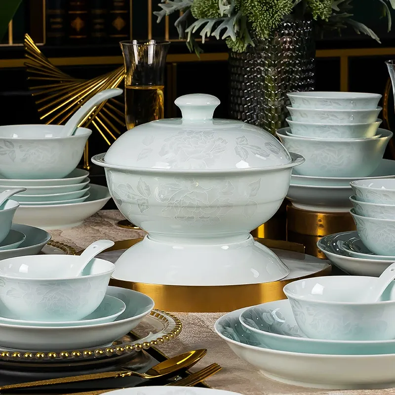 Porcelain Dinnerware Set tableware view 5