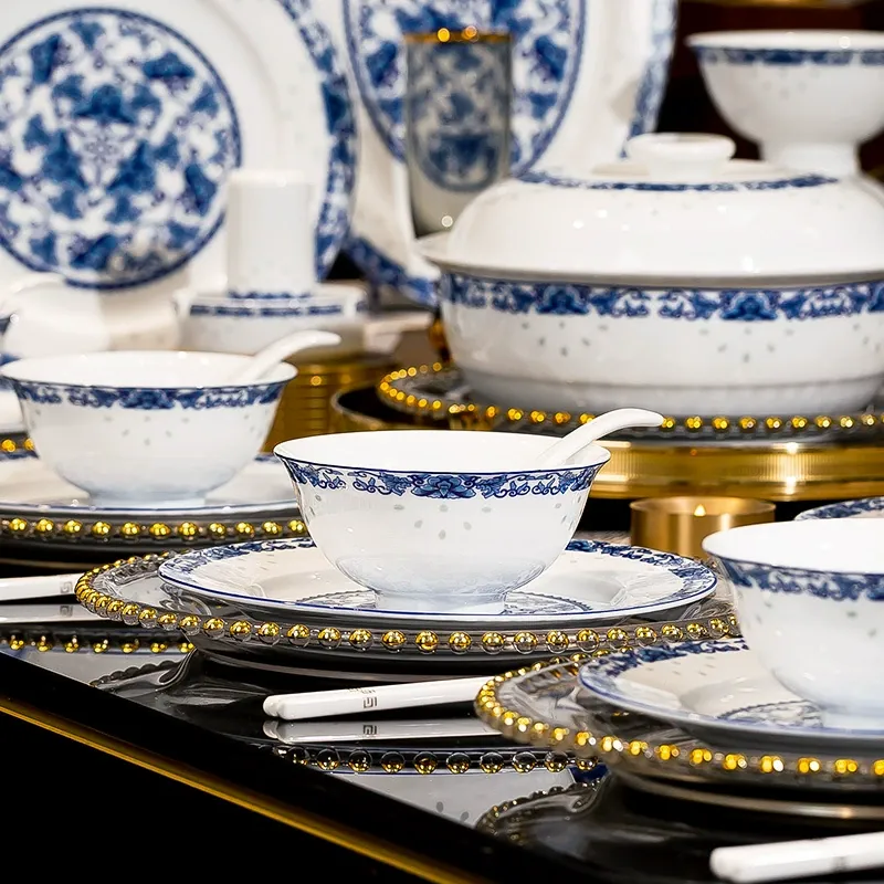 Porcelain Dinnerware Set tableware view 4