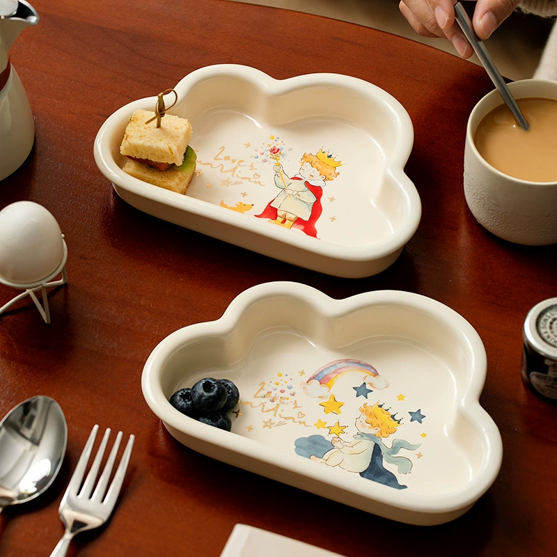 طبق سيراميك بتصميم كرتوني tableware view 3