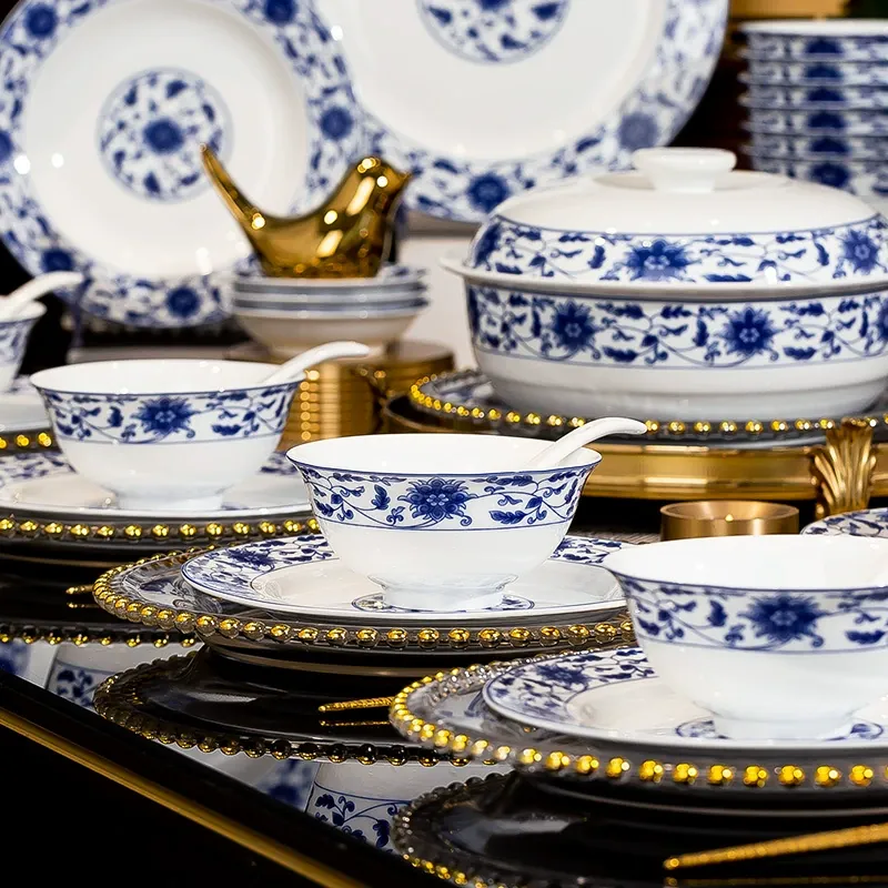 Porcelain Dinnerware Set tableware view 3
