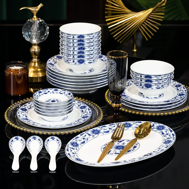 Porcelain Dinnerware Set tableware view 4