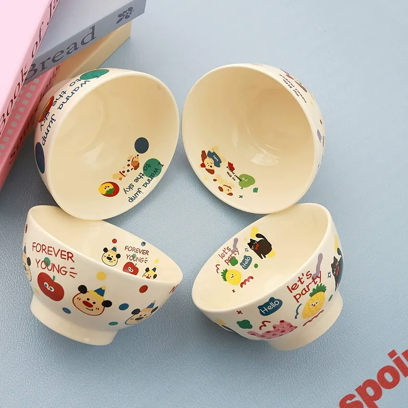 Bol à dessert en céramique avec motif animal tableware view 2