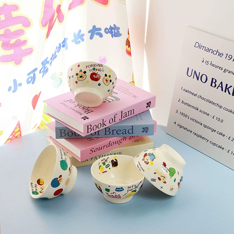Bol à dessert en céramique avec motif animal tableware view 3