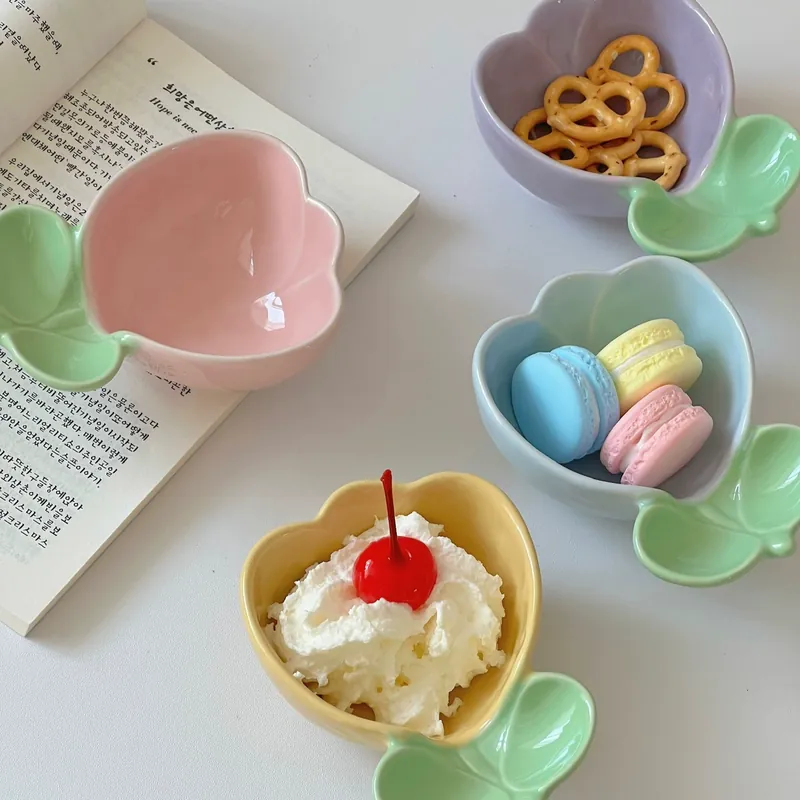 Tulip Ceramic Dipping Sauce Dish