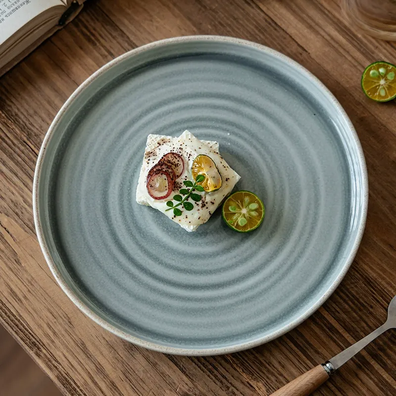 Thread Pattern Ceramic Plate