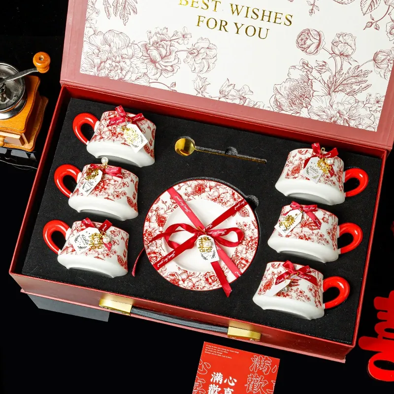 세라믹 커피 컵 앤 소서 세트 tableware view 8