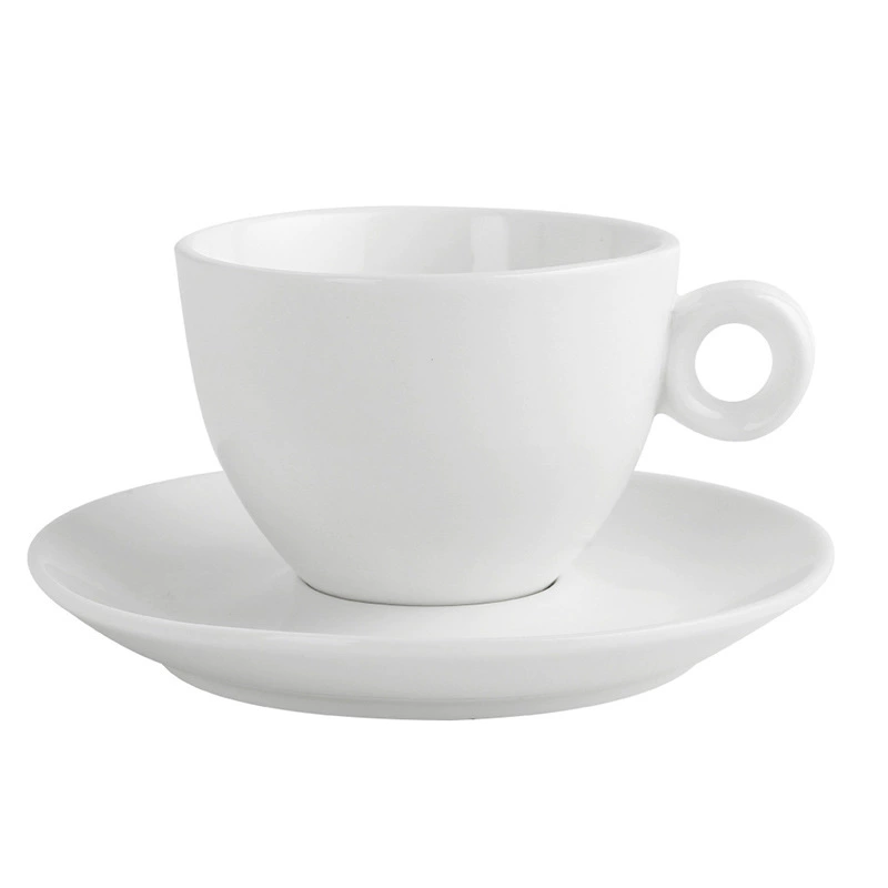 European Porcelain Espresso Cup and Saucer Set tableware view 5