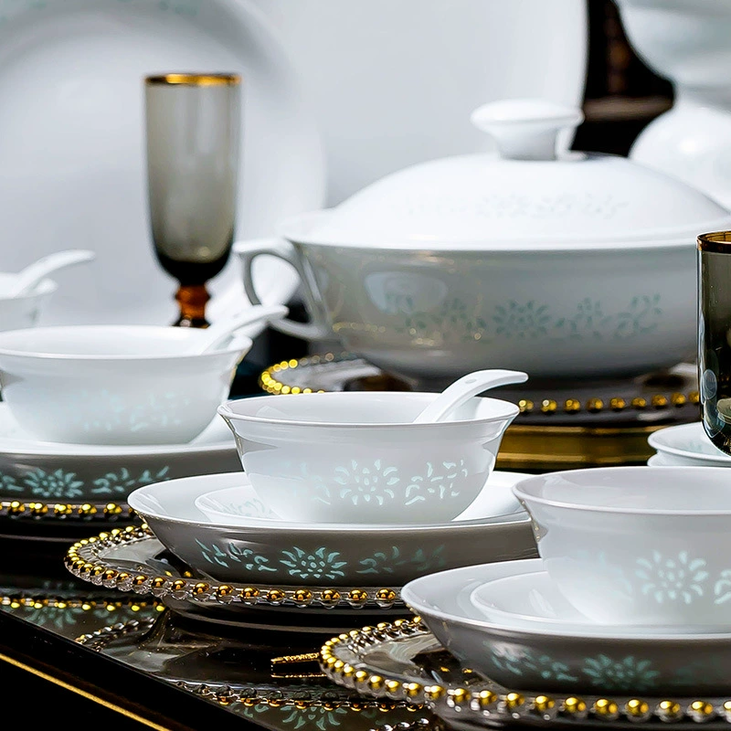 Porcelain Dinnerware Set tableware view 4