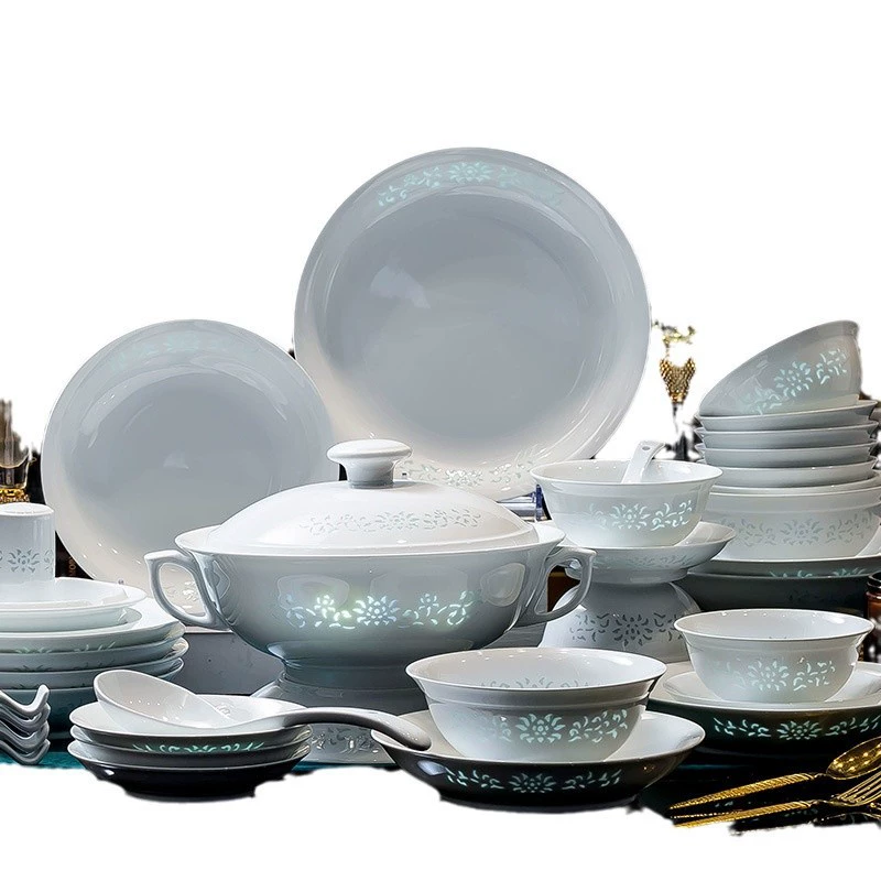 Porcelain Dinnerware Set tableware view 5