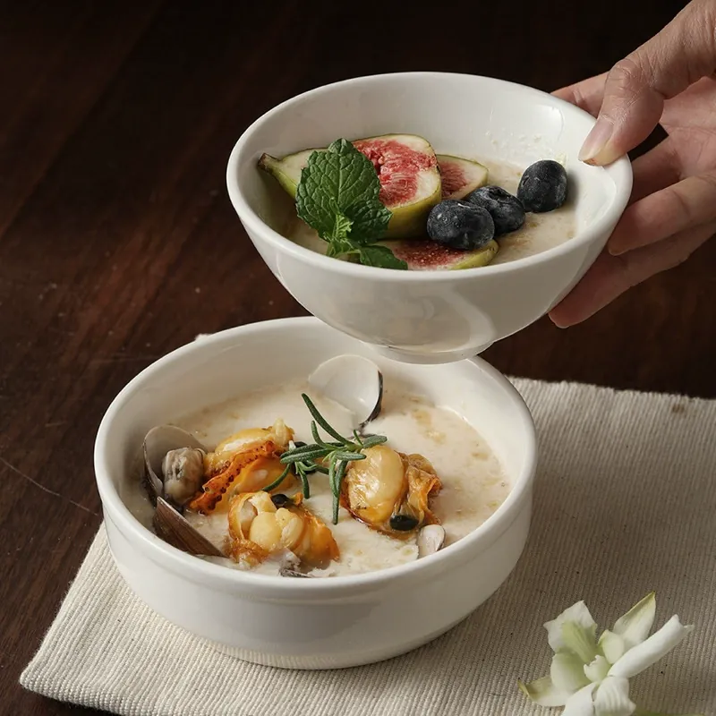 Porcelain Egg Custard Bowl for Baby