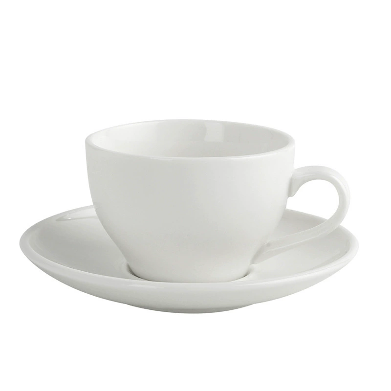 European Porcelain Cappuccino Cup and Saucer Set tableware view 5