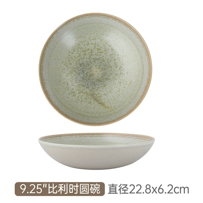 وعاء خلط من البورسلين بطلاء عتيق tableware view 6