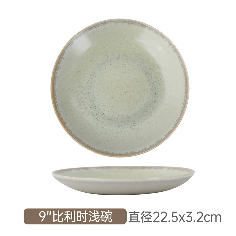 وعاء خلط من البورسلين بطلاء عتيق tableware view 8