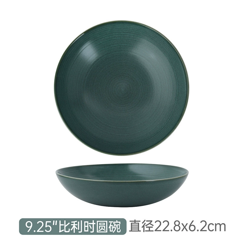 وعاء خلط من البورسلين بطلاء عتيق tableware view 11