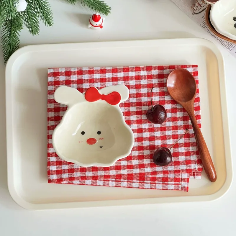 핸드페인팅 동물 세라믹 소스 접시 tableware view 4