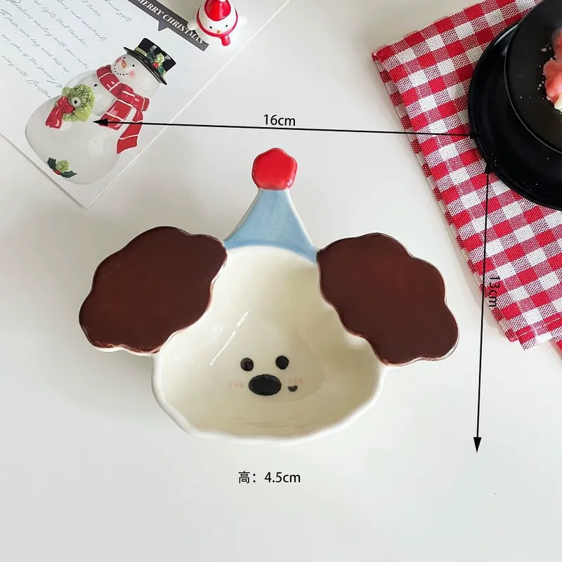 핸드페인팅 동물 세라믹 소스 접시 tableware view 6