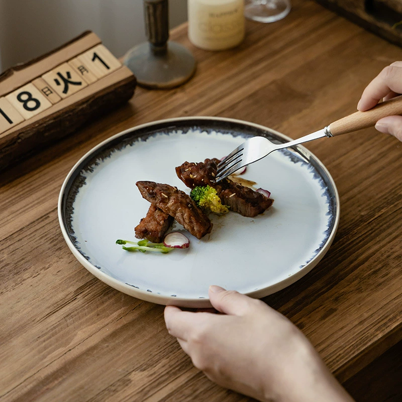 Gradient Kiln Ceramic Plate tableware view 4