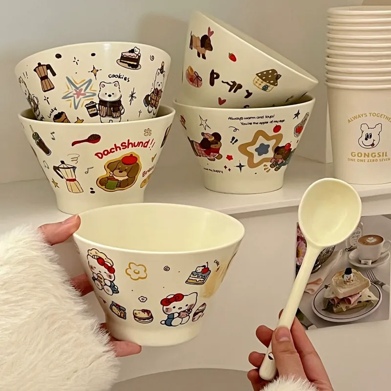 White Ceramic Spoon tableware view 4