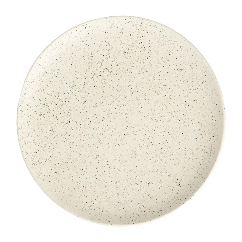 Vintage Sesame Glaze Ceramic Plate tableware view 5