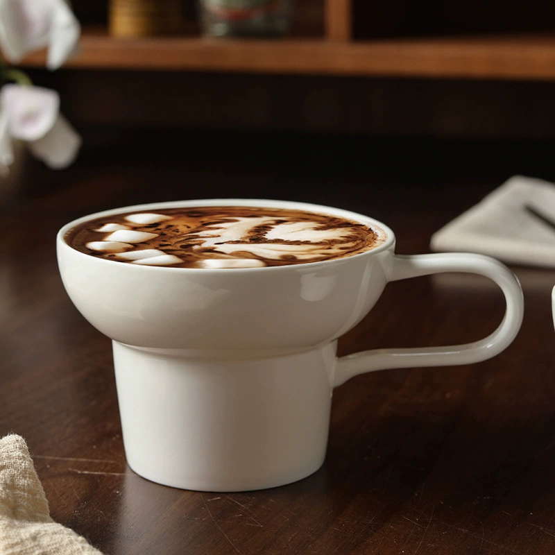 Vintage Style Porcelain Coffee Mug