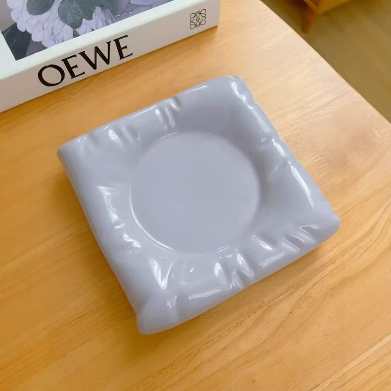 Creative Pillow-Shaped Ceramic Serving Plate tableware view 4