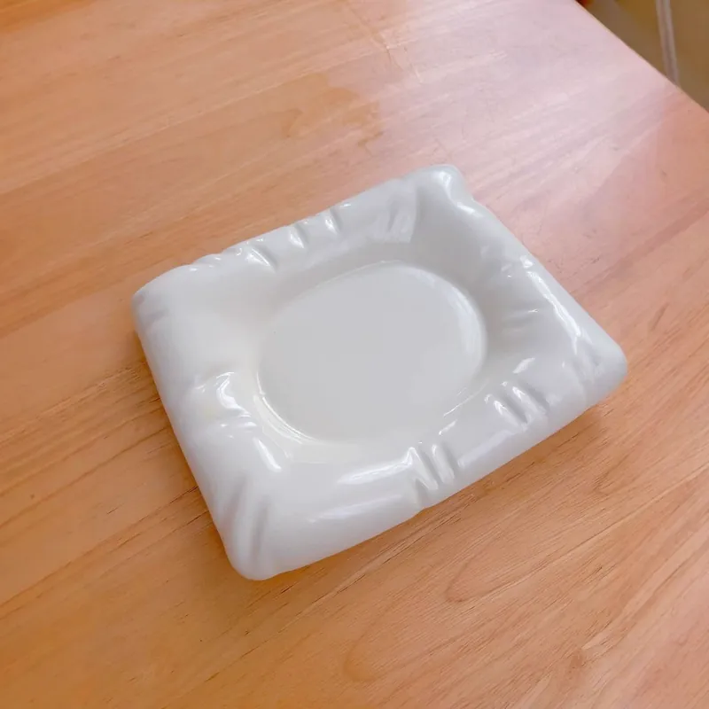 Creative Pillow-Shaped Ceramic Serving Plate tableware view 5
