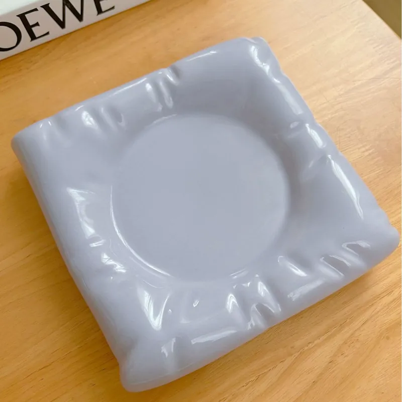 Creative Pillow-Shaped Ceramic Serving Plate tableware view 6