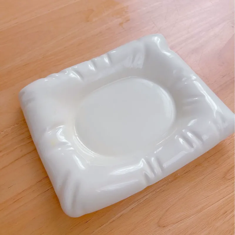 Creative Pillow-Shaped Ceramic Serving Plate tableware view 7