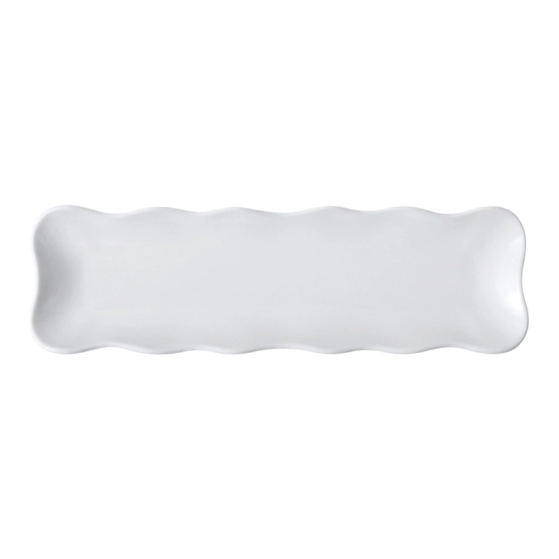 Japanese Style Porcelain Rectangular Sushi Plate tableware view 5